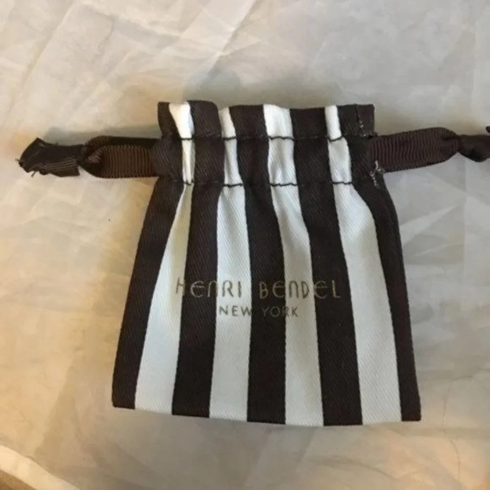 Henri Bendel small mini jewelry dustbag pouch bag NEW - Picture 2 of 3
